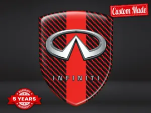 Infiniti Emblèmes Silicone Auto Sport Qualité Pro